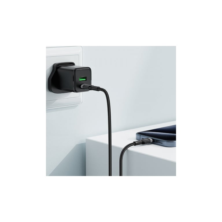 Дата кабель USB-C to USB-C 1.2m 60W black Acefast (6974316285137) - фото 6