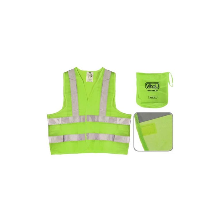 Жилет сигнальний Vitol green 166 G XXL (ЖБ008) - фото 3