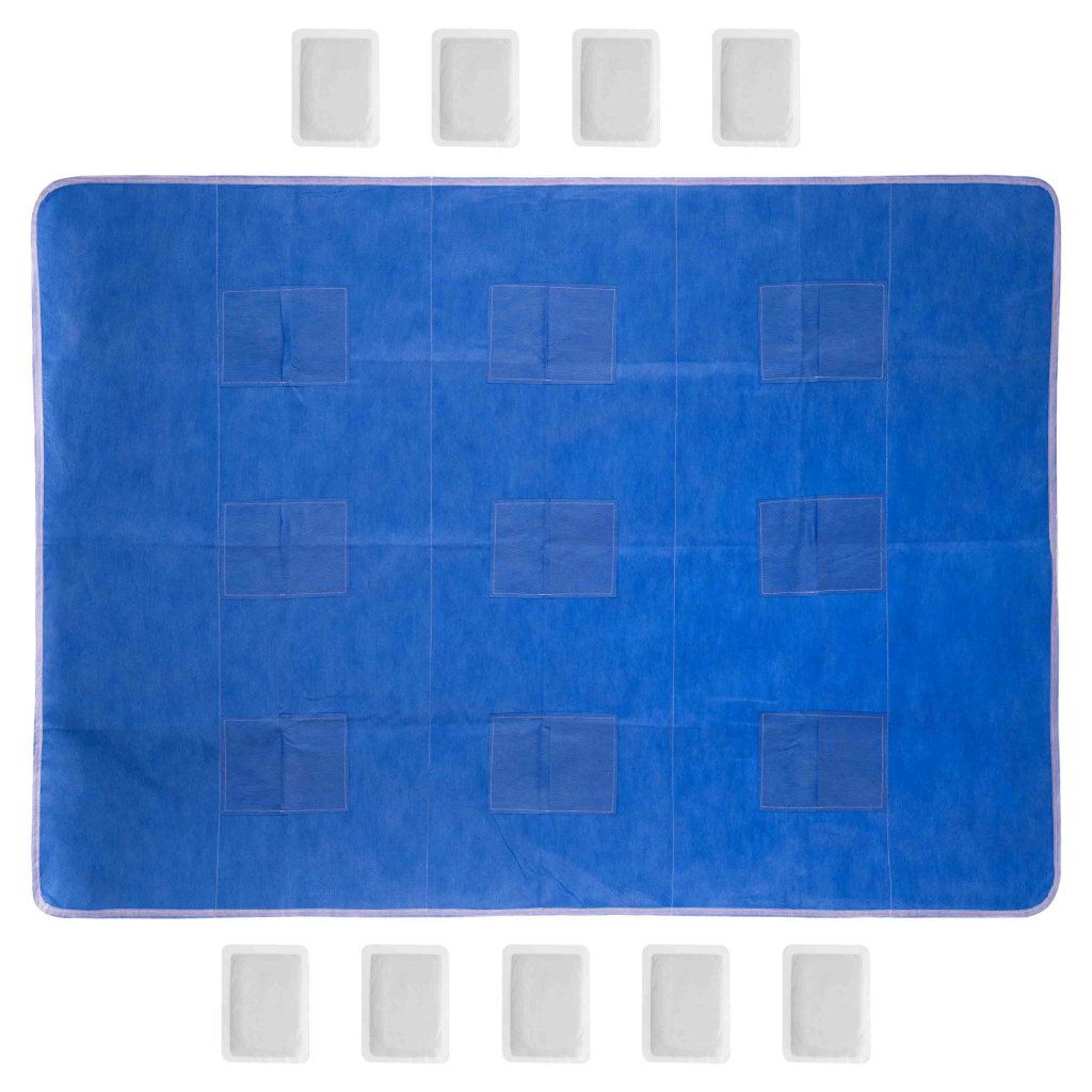 Хімічна грілка 2E Термоковдра на 9 зігрівальних панелей (120х85 см), до 12 год (2E-HB9HP) - фото 6 Хімічна грілка 2E Термоковдра на 9 зігрівальних панелей (120х85 см), до 12 год (2E-HB9HP) - фото 6