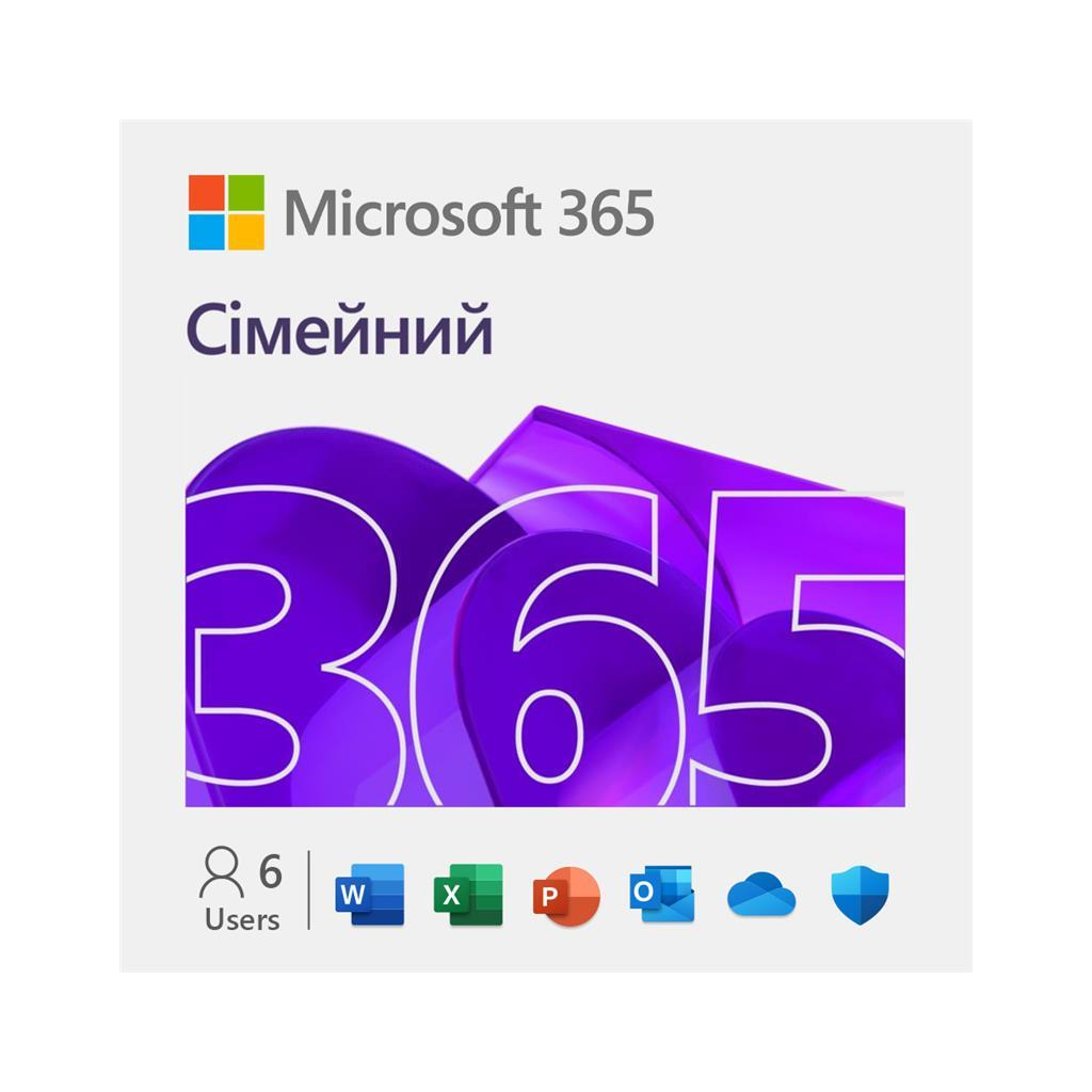 Офісний додаток Microsoft 365 Family All Language ESD (EP2-36891) Офісний додаток Microsoft 365 Family All Language ESD (EP2-36891)
