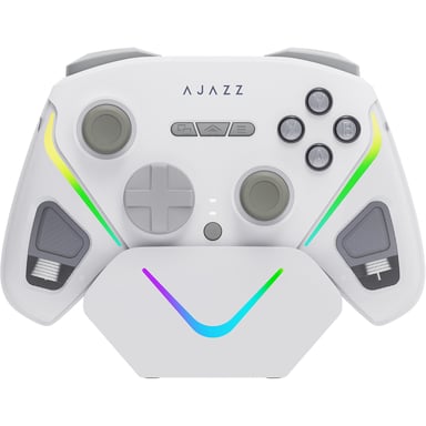 Геймпад Ajazz GP100S 2.4G/BT/USB Switch/PC/iOS/Android RGB White (GP100S-W) - фото 1