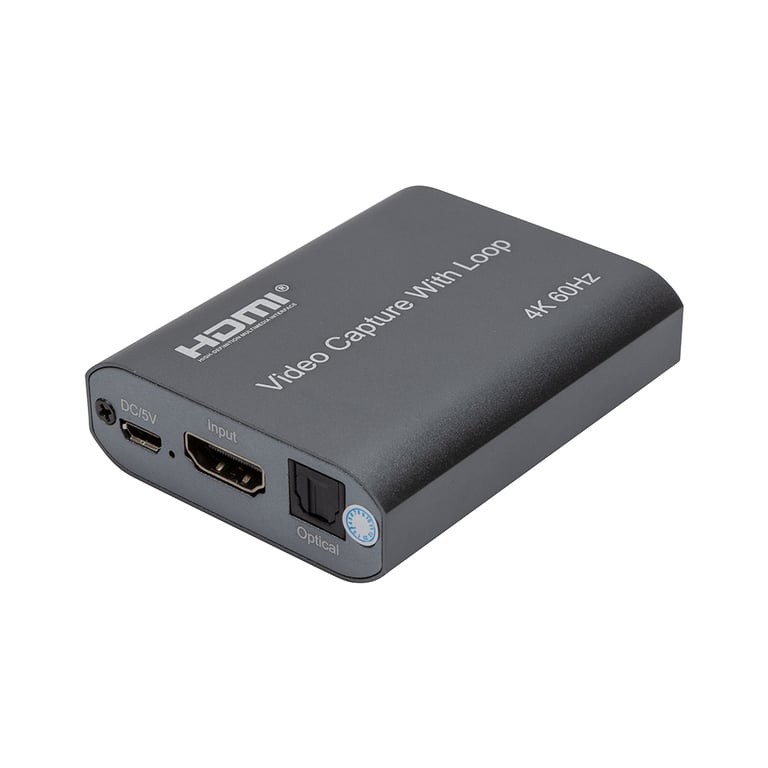 Пристрій захоплення відео PowerPlant HDVC7 HDMI USB2.0 4k/60hz (CA914173) - фото 1