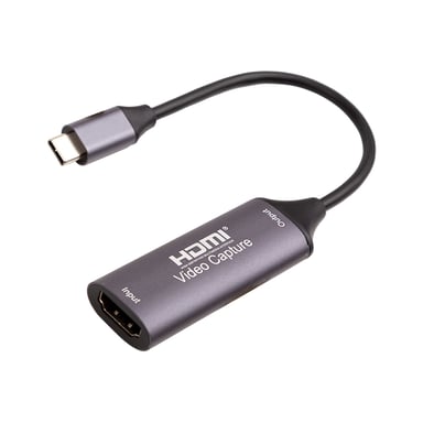 Пристрій захоплення відео PowerPlant HDVC2-C HDMI (F) - 2.0 USB Type-C (M) (CA914708) - фото 1