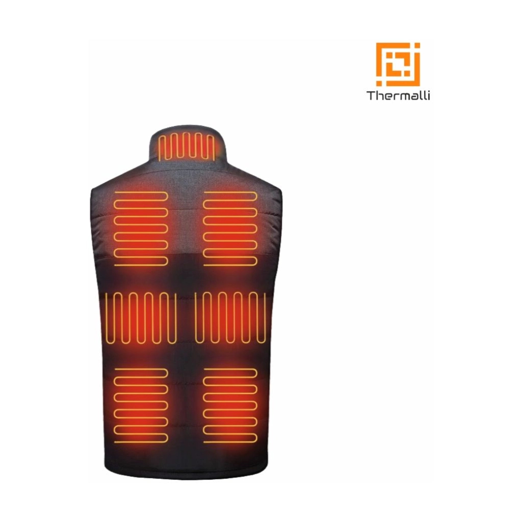Жилет з підігрівом Thermalli Chatel чорний/сірий M (10100505-01M) - фото 3 Жилет з підігрівом Thermalli Chatel чорний/сірий M (10100505-01M) - фото 3