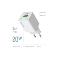 Зарядний пристрій ColorWay USB-C PD20W + 1xUSB QC4.0 white (CW-CHS062PD-WT) - фото 6