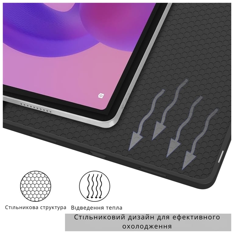 Чохол до планшета BeCover Flexible TPU Mate Lenovo Idea Tab/K11 (2nd Gen) TB336/Xiaoxin Pad (2025) 11" Black (714893) - фото 8
