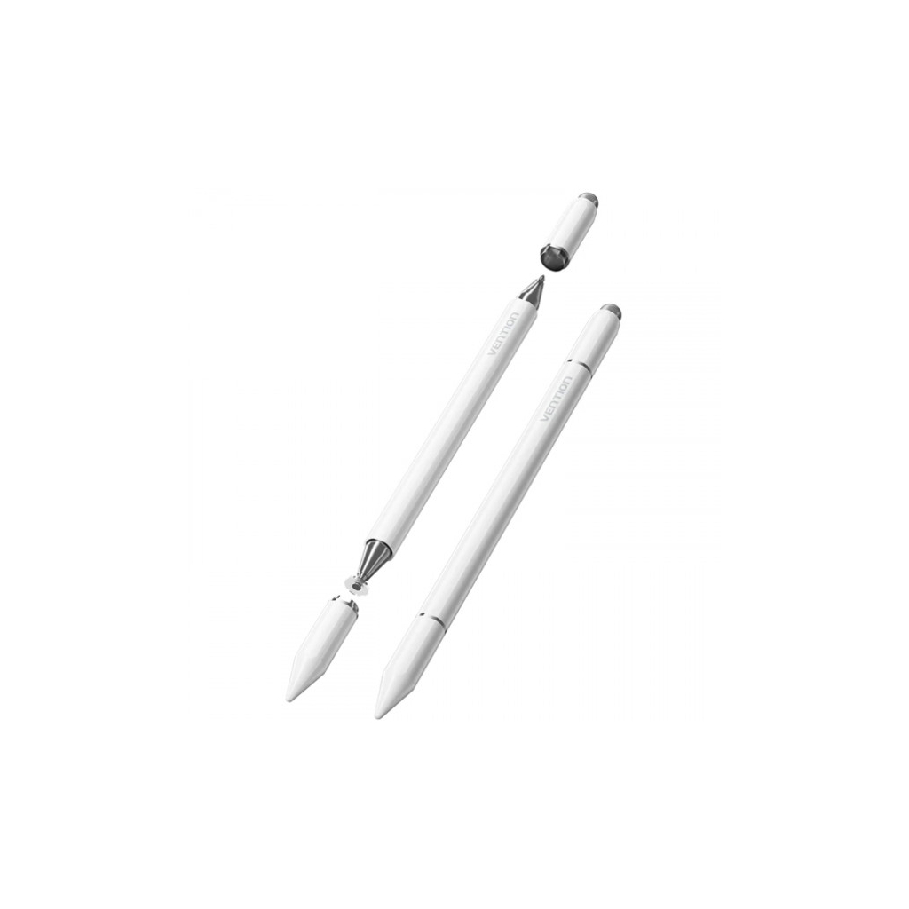Стилус Vention 3-in-1 Magnetic Stylus Pen White Aluminum Alloy Type (KQLW0) - фото 1
