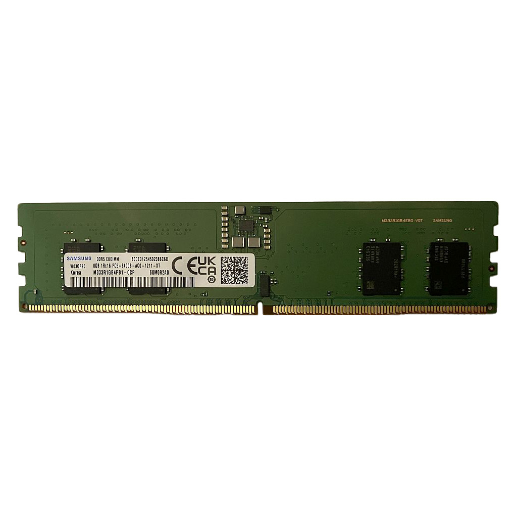 Модуль пам'яті для комп'ютера DDR5 8GB 6400 MHz Samsung (M333R1GB4PB1-CCP) - фото 1 Модуль пам'яті для комп'ютера DDR5 8GB 6400 MHz Samsung (M333R1GB4PB1-CCP) - фото 1