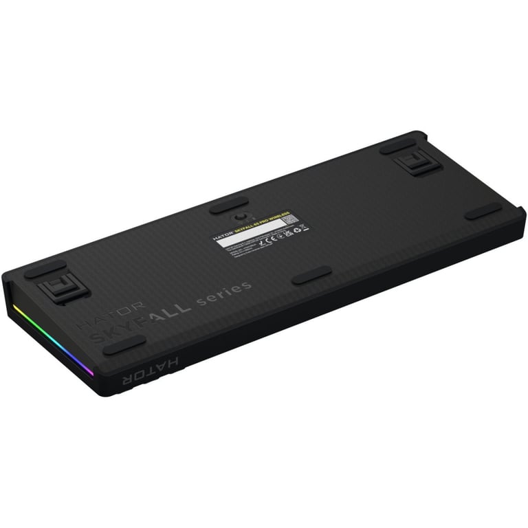 Клавіатура Hator Skyfall 65 Pro Aurum Vanila Silent RGB Wireless/Bluetooth/USB UA Grey/Black (HTK4160UA) - фото 6