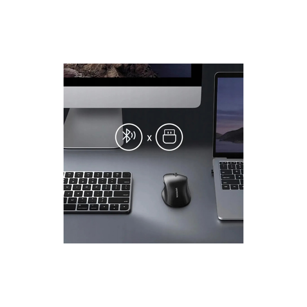 Мишка Ugreen MU101 Wireless Black (90395) - фото 10 Мишка Ugreen MU101 Wireless Black (90395) - фото 10