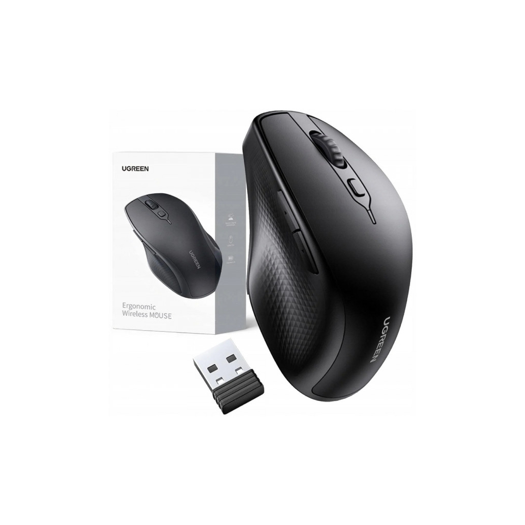Мишка Ugreen MU101 Wireless Black (90395) - фото 6 Мишка Ugreen MU101 Wireless Black (90395) - фото 6