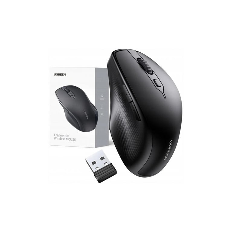Мишка Ugreen MU101 Wireless Black (90395) - фото 6