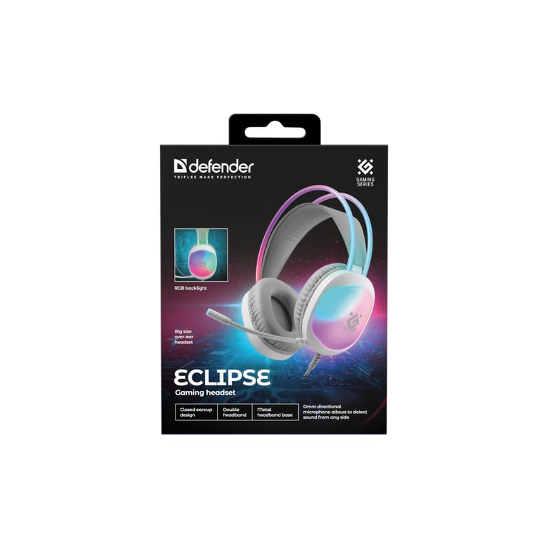 Навушники Defender Eclipse USB White (62440) - фото 8