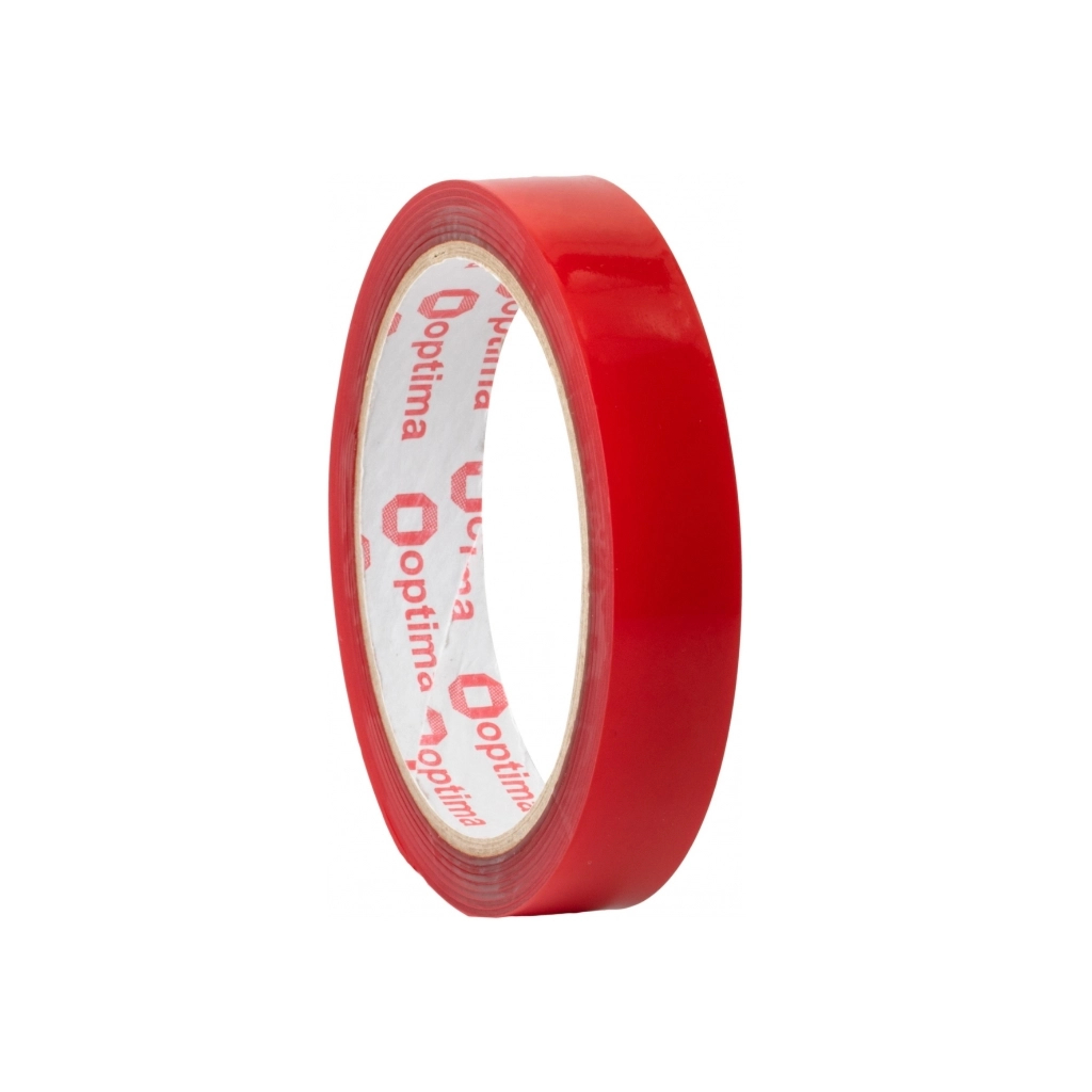 Скотч Optima двосторонній піноакрилова (VHB) 18 мм х 2м х 1 мм (O45348) - фото 1