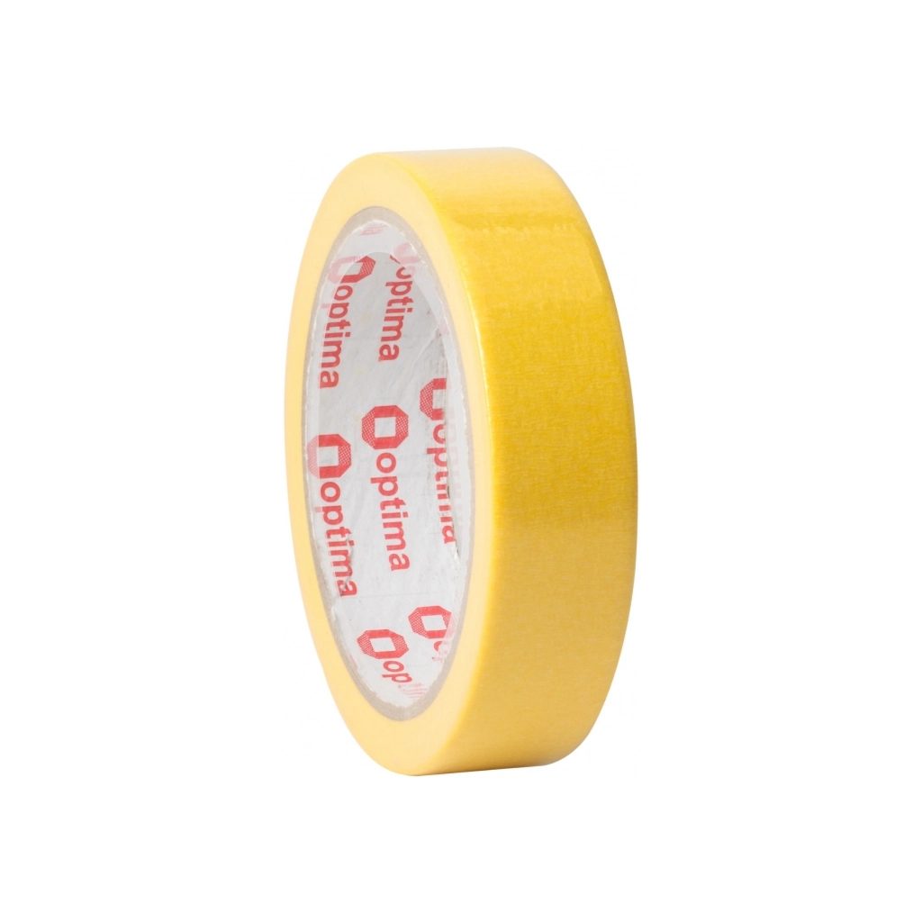 Скотч Optima малярний 24 мм х 27 м, жовтий (O45341) - фото 1
