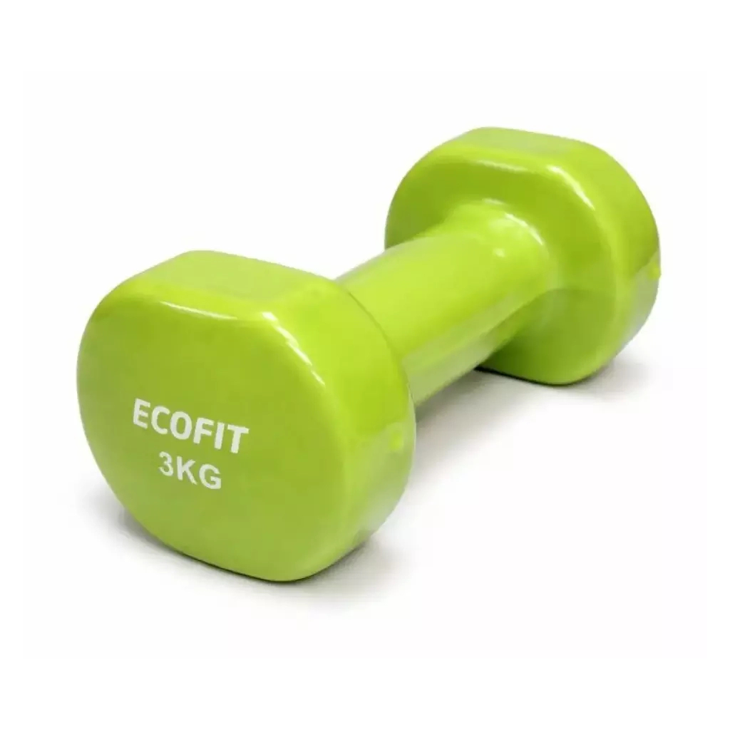 Гантель Ecofit MD2025 з вініловим покриттям 3 кг (K00026986) - фото 1