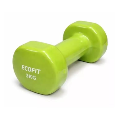 Гантель Ecofit MD2025 з вініловим покриттям 3 кг (K00026986) - фото 1