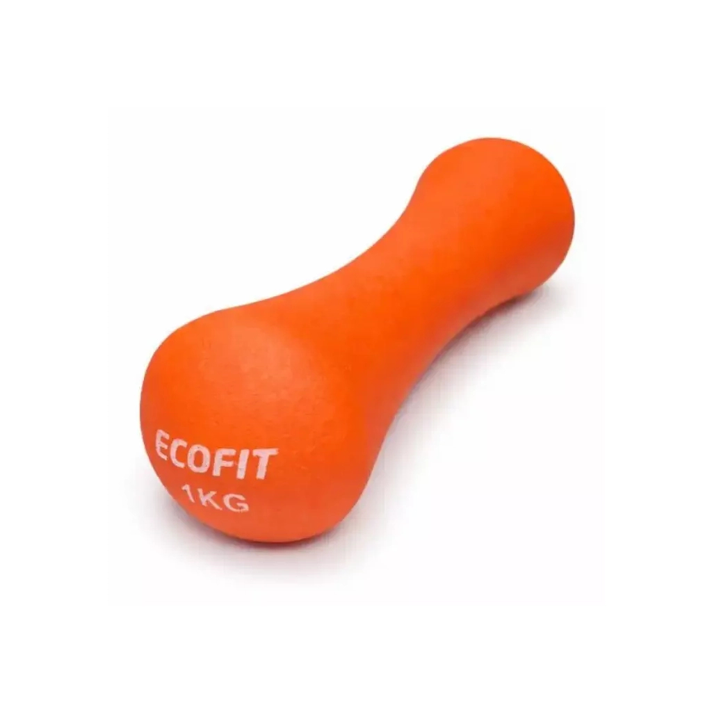 Гантель Ecofit MD2026 з неопреновим покриттям 1 кг (K00026990) - фото 1