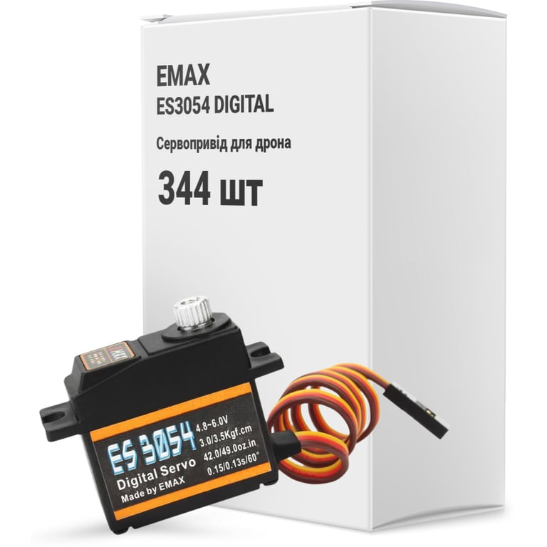 Сервопривід для дрона Emax ES3054 Digital упаковка 344 шт. (0102004012BOX300) - фото 1