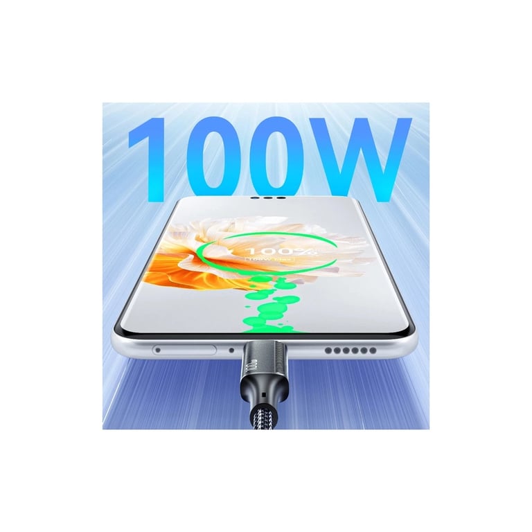 Дата кабель USB 2.0 AM to Lightning + Micro 5P + USB-C 1.2m 100W Essager (EXCMTL-JJ01-P) - фото 8