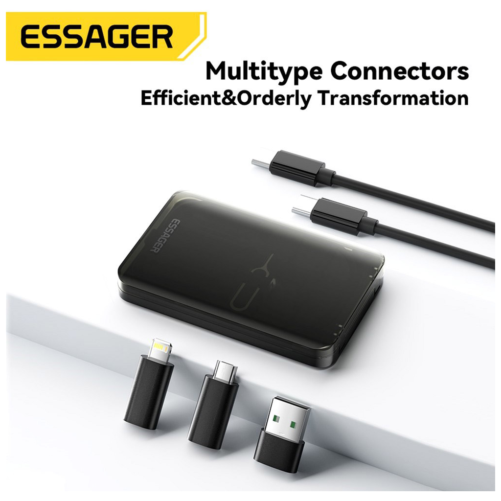 Дата кабель USB charging cable set Treasure box 0.28m Essager (ECJHZ-JH01-P) - фото 2 Дата кабель USB charging cable set Treasure box 0.28m Essager (ECJHZ-JH01-P) - фото 2