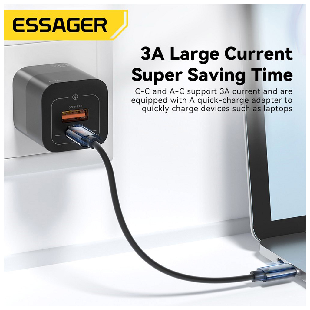 Дата кабель USB charging cable set Treasure box 0.28m Essager (ECJHZ-JH01-P) - фото 4 Дата кабель USB charging cable set Treasure box 0.28m Essager (ECJHZ-JH01-P) - фото 4