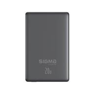 Батарея універсальна Sigma X-power SI10A7QL-MAG grey 10000mAh, Magnetic wireless 15W, PD+QC, 20W max (4827798955116) - фото 1