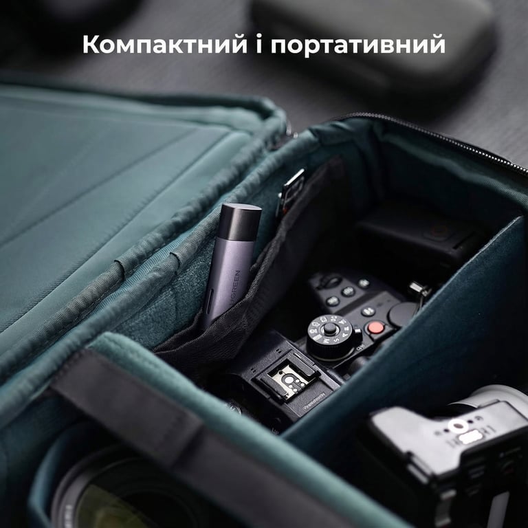 Зчитувач флеш-карт Ugreen USB-C + USB to TF/SD 3.0 CM185 gray (50706) - фото 6