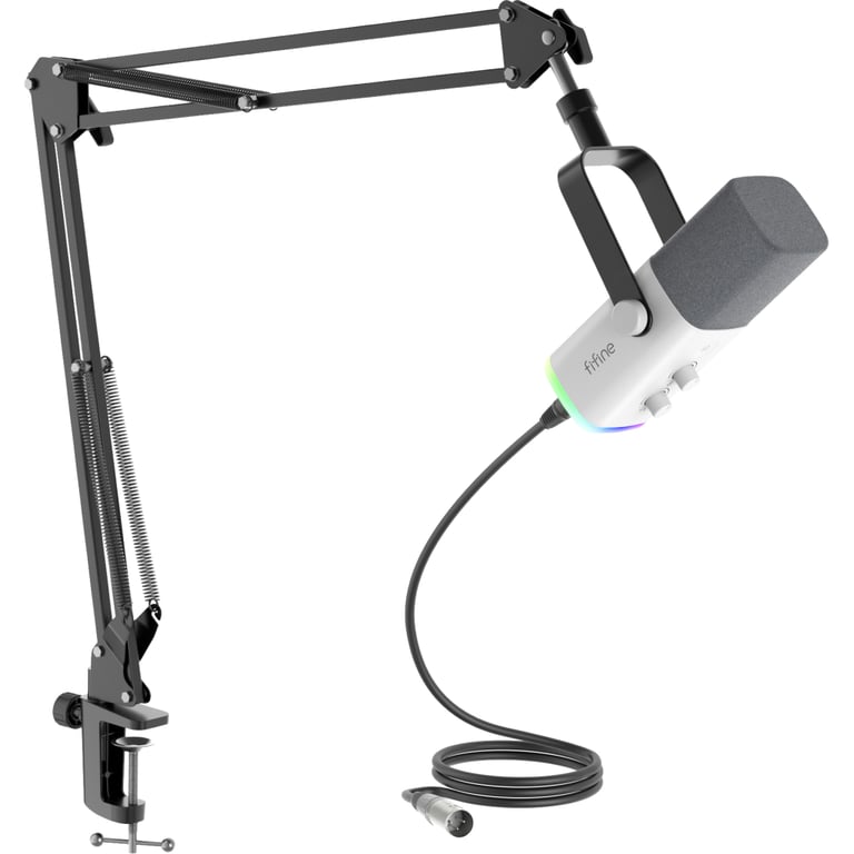 Мікрофон Fifine AM8TW USB/XLR White (AM8TW) - фото 2