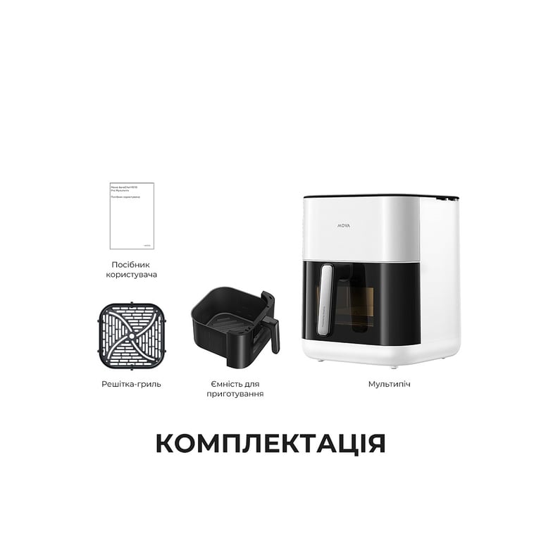 Мультипіч MOVA AeroChef FD10s Pro White (VFF12A-WH-S) - фото 2