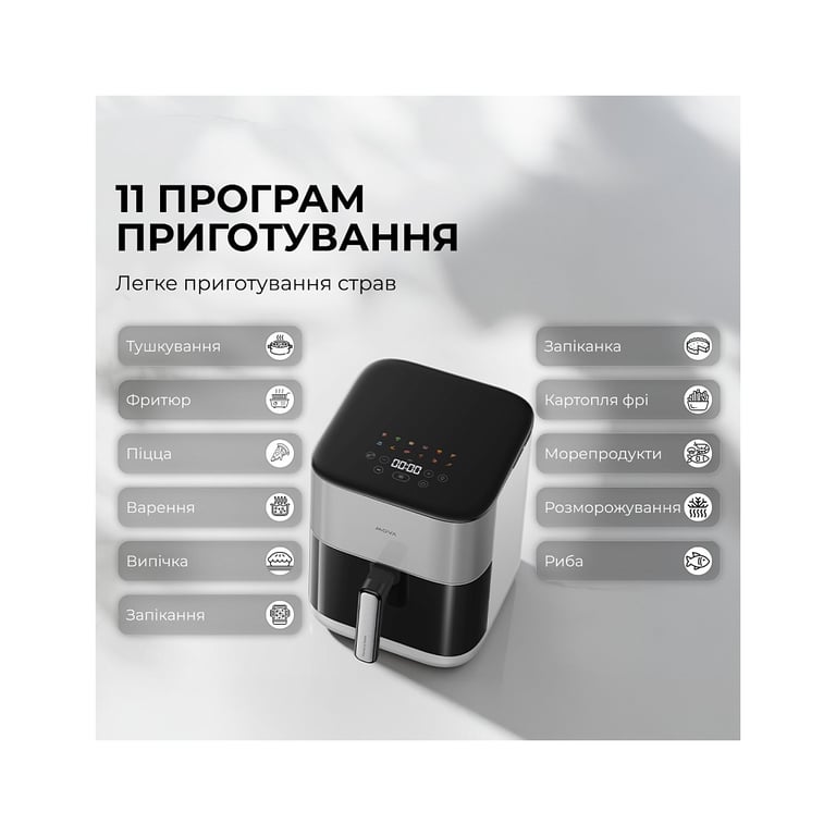 Мультипіч MOVA AeroChef FD10s Pro White (VFF12A-WH-S) - фото 3