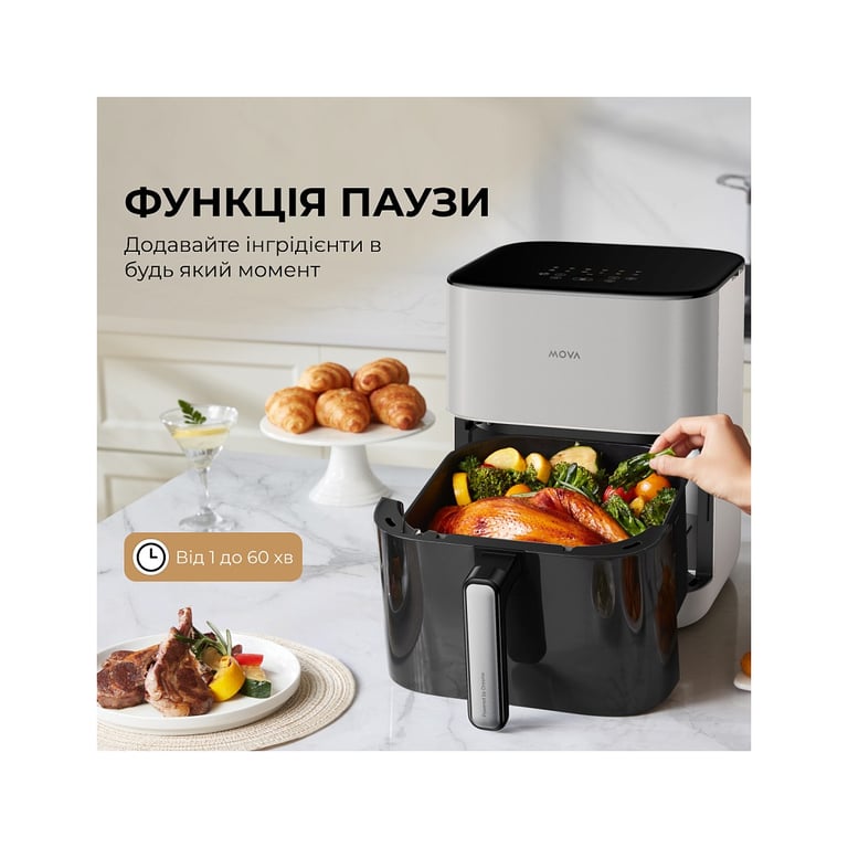 Мультипіч MOVA AeroChef FD10s Pro White (VFF12A-WH-S) - фото 9