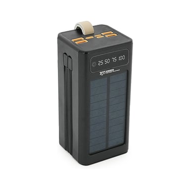 Батарея універсальна 7GO 50000mAh PD/22.5 Solar Black (GPW-01 / 45006) - фото 1