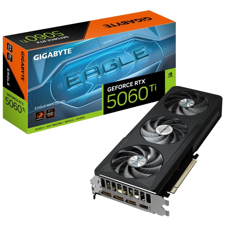 Відеокарта GIGABYTE GeForce RTX5060Ti 8Gb EAGLE MAX OC (GV-N506TEAGLEMAX OC-8GD) - фото 10
