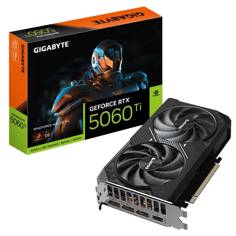 Відеокарта GIGABYTE GeForce RTX5060Ti 8Gb WINDFORCE MAX OC (GV-N506TWF2MAX OC-8GD) - фото 10