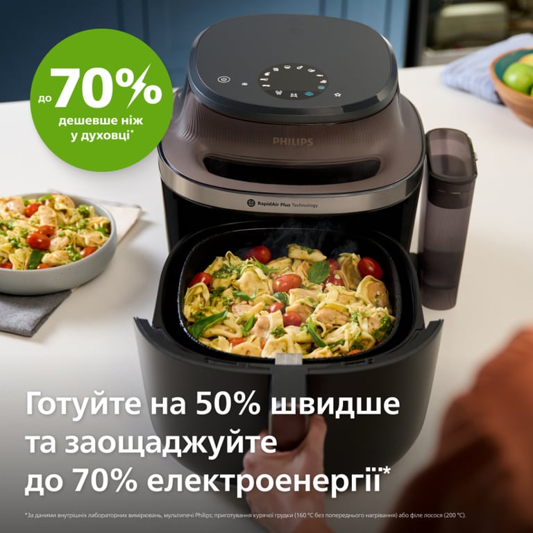 Мультипіч Philips Series 5000 OVI SteamFry (NA547/07) - фото 7