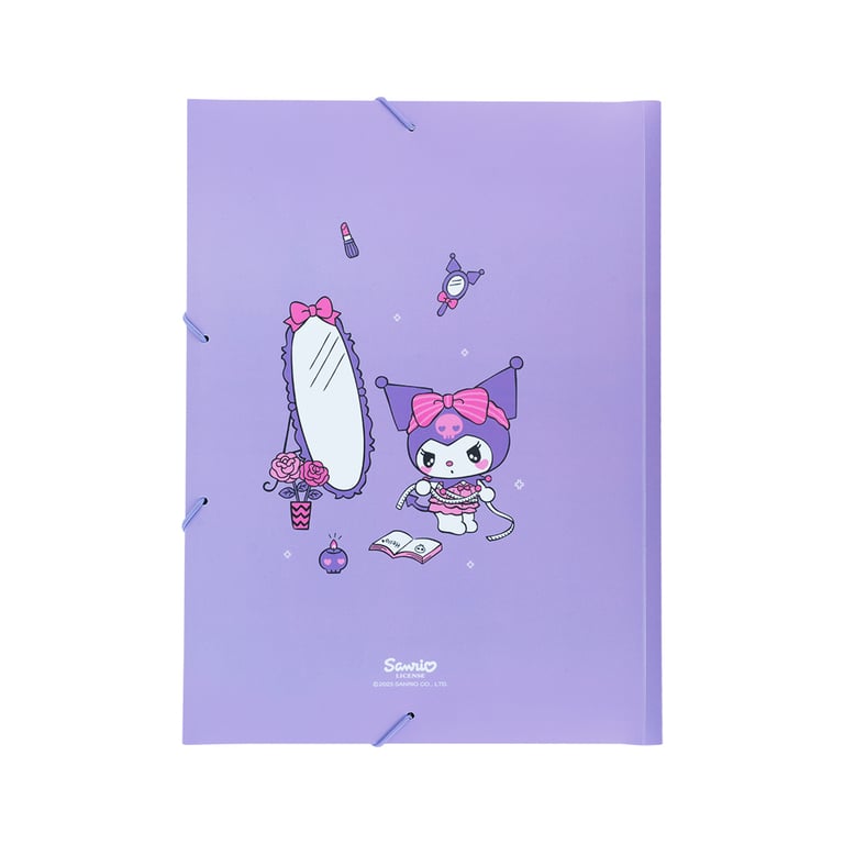 Папка на резинках Kite A4 Kuromi (HK25-247-1) - фото 3
