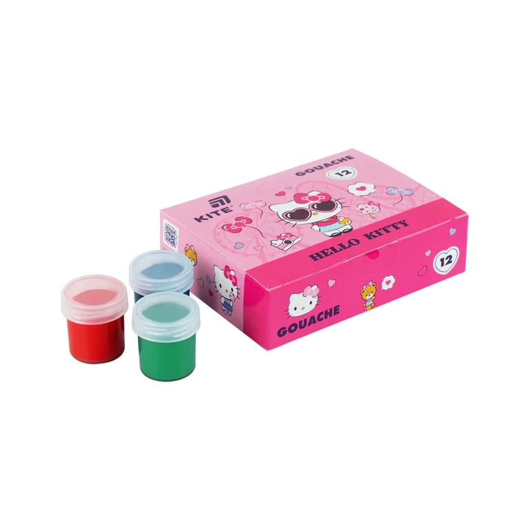 Гуашеві фарби Kite Hello Kitty, 12 кольорів 20 мл (HK26-063) - фото 2