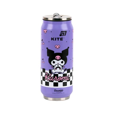 Поїльник-непроливайка Kite Kuromi термочашка з трубочкою, 500 мл (HK25-1264) - фото 1