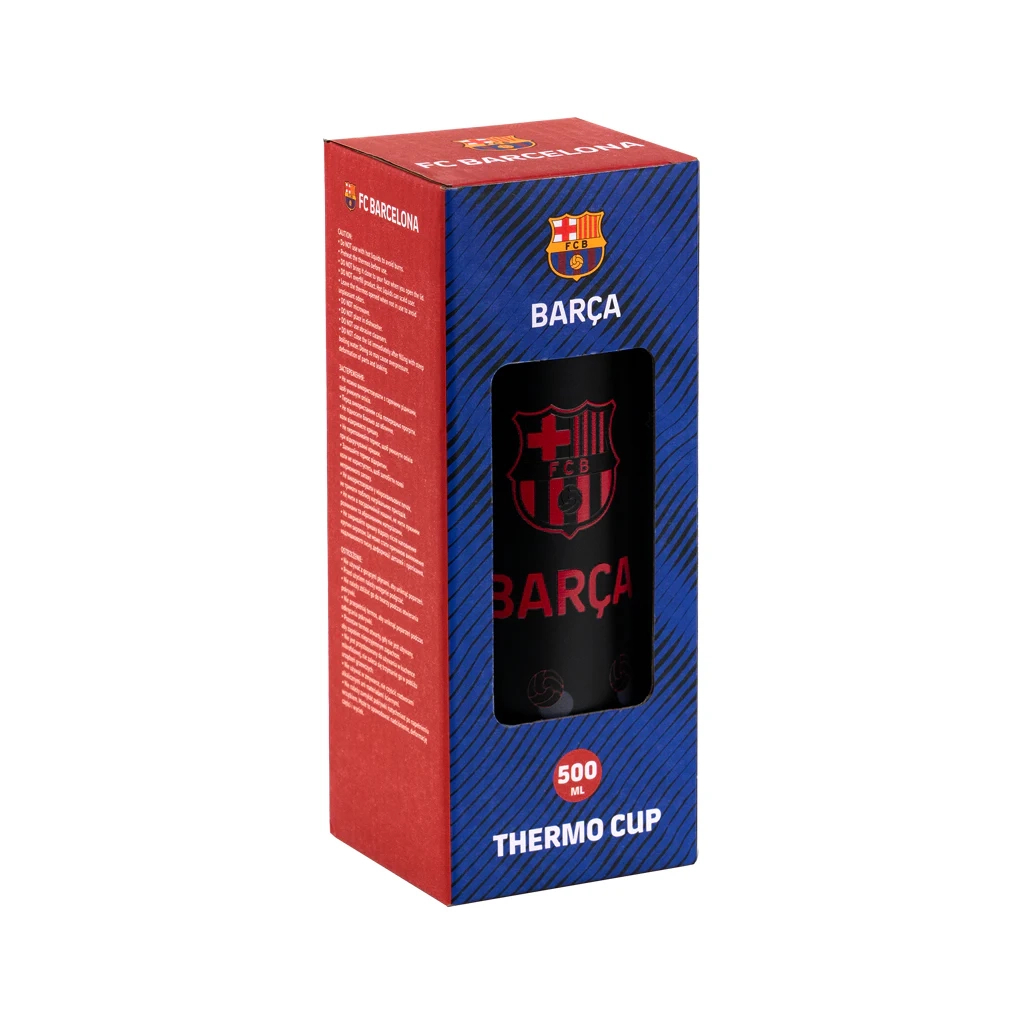 Поїльник-непроливайка Kite FC Barcelona термочашка з трубочкою, 500 мл (BC25-1264) - фото 3 Поїльник-непроливайка Kite FC Barcelona термочашка з трубочкою, 500 мл (BC25-1264) - фото 3