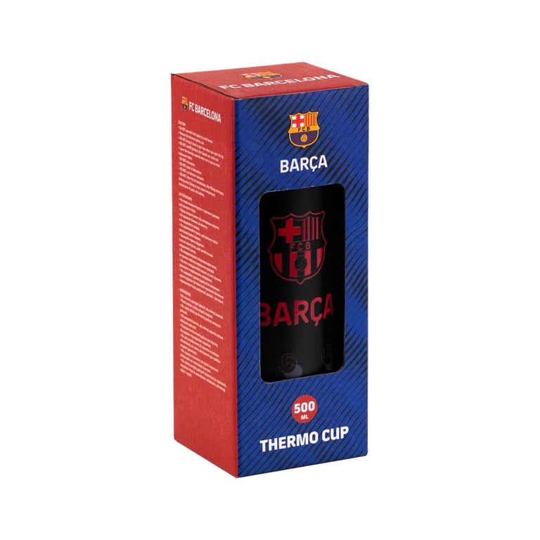Поїльник-непроливайка Kite FC Barcelona термочашка з трубочкою, 500 мл (BC25-1264) - фото 3