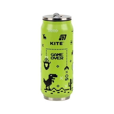 Поїльник-непроливайка Kite Game over термочашка з трубочкою, 500 мл (K25-1264-1) - фото 1