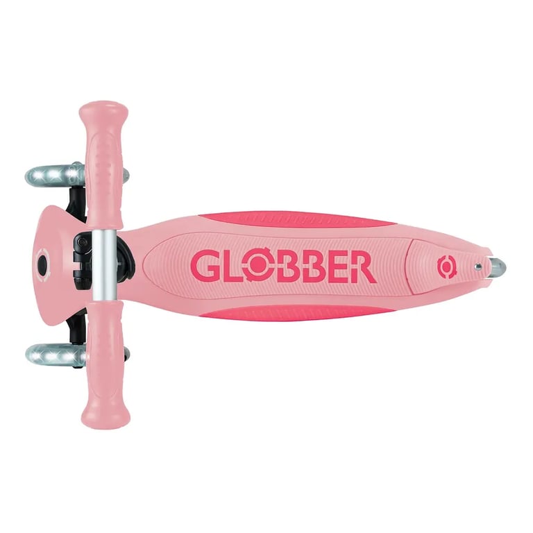 Самокат Globber серії Elite Lights пастельно-рожевий Колеса з підсвічуванням (439-710-3) - фото 6