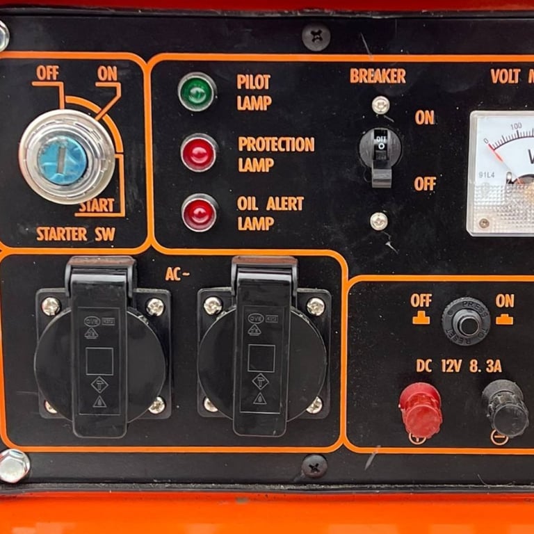 Генератор LUTIAN инверторный LT4500E, 3.5kW, 220V, 50Hz, обьем 15л, електостарт (LT4500EI) - фото 6
