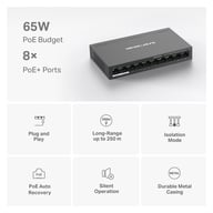 Комутатор мережевий Mercusys MS110P - фото 4