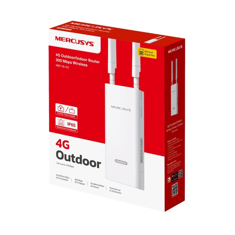 Маршрутизатор Mercusys MB118-4G - фото 3