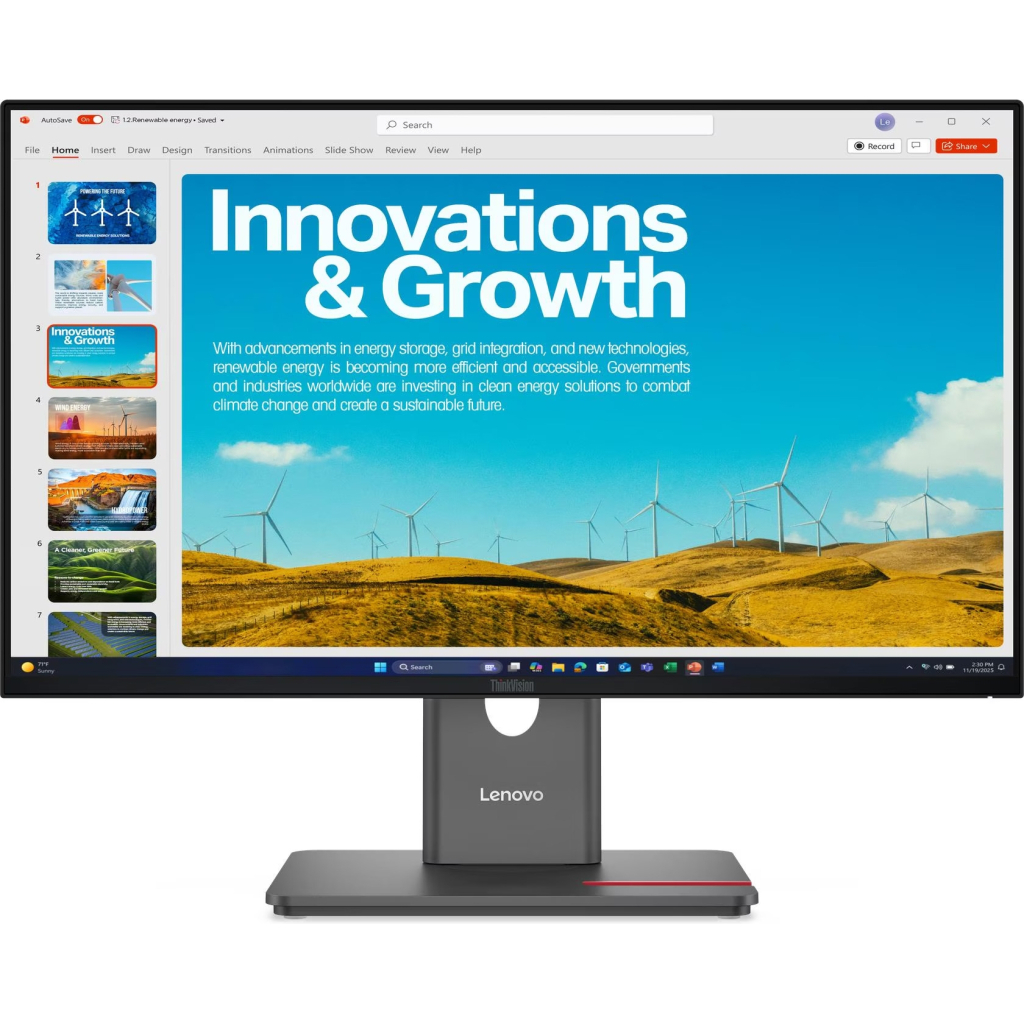 Монітор Lenovo P24QD-40 (64B1GAT1UA) - фото 1 Монітор Lenovo P24QD-40 (64B1GAT1UA) - фото 1