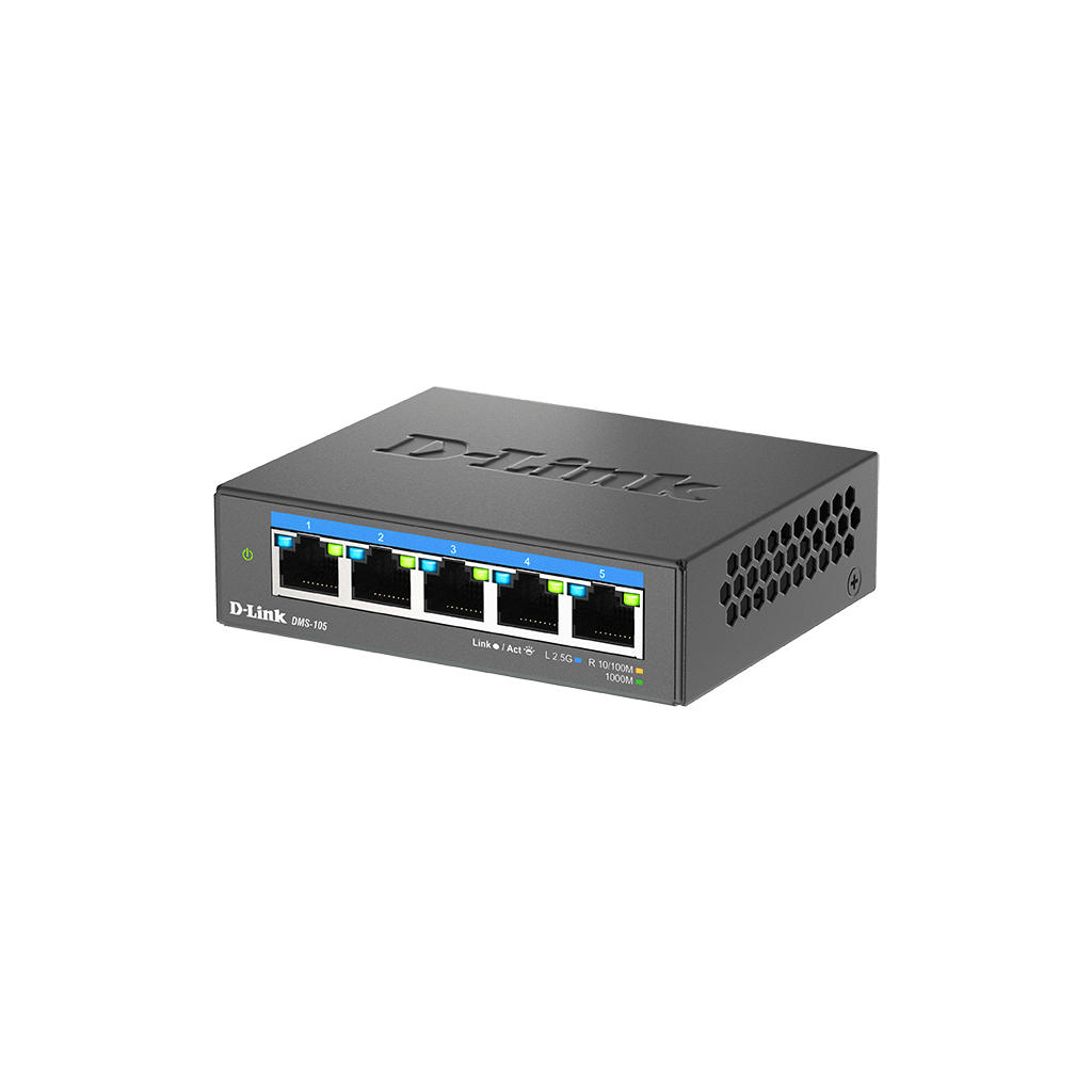 Комутатор мережевий D-Link DMS-105 - фото 5 Комутатор мережевий D-Link DMS-105 - фото 5