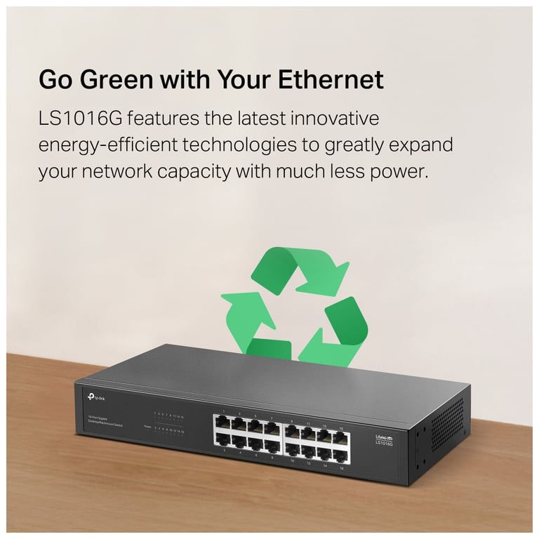 Комутатор мережевий TP-Link LS1016G - фото 10