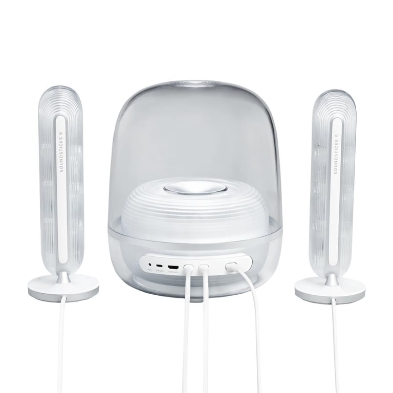 Акустична система Harman Kardon SoundSticks 5 White (HKSOUNDSTK5WFWEP) - фото 4